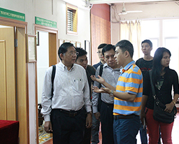 缅甸传统医师协会专家一行到我院参观交流
