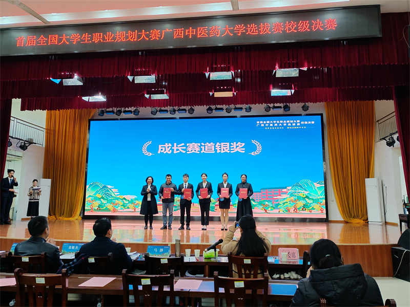 喜报：我院在全国首届大学生职业规划大赛广西中医药大学校级决赛中荣获银奖和铜奖