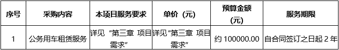 广西中医药大学附属瑞康医院公务用车租赁服务竞争性磋商公告